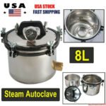 8L Steam Autoclave Sterilizer Dental Medical Pressure Sterilization Equipment