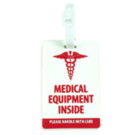 Shacke Medical Equipment Luggage Tag for Respiratory Devices