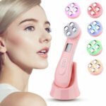 Beauty Mesotherapy Electroporation RF Radio Frequency LED Photon Facial Massager