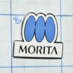 MORITA CORP LOGO ADVERTISING MEDICAL & DENTAL EQUIPMENT 1" LAPEL PIN