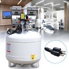 40L Portable Dental Lab Air Compressor Machine Noiseless Oil Free Oilless 115PSI